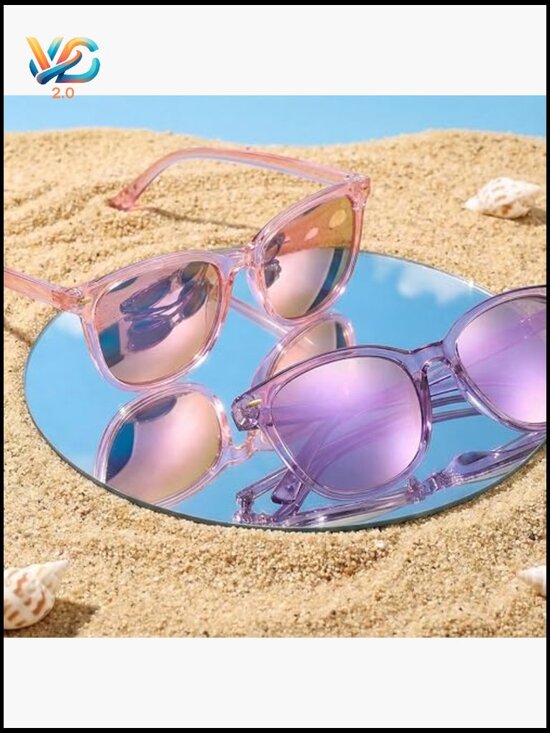 Oversized Square Mirrored Polarized Sunglasses UV400 Beach Eyewear main image 7